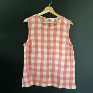 J. Crew Sleeveless Blouse Size 10